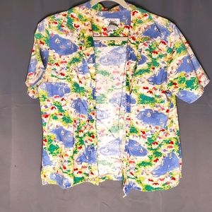 Talbots Hawaiian Shirt
